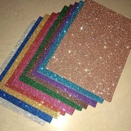 Self Adhesive Glitter Sticker Paper A4/10pcs/80gsm FOR ADVERTISING