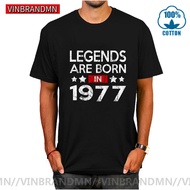 Stylish Distressed Vintage Legends Are Born In 1977 T Shirts Fathers Day Best Retro 1977 Tshirt Dad 