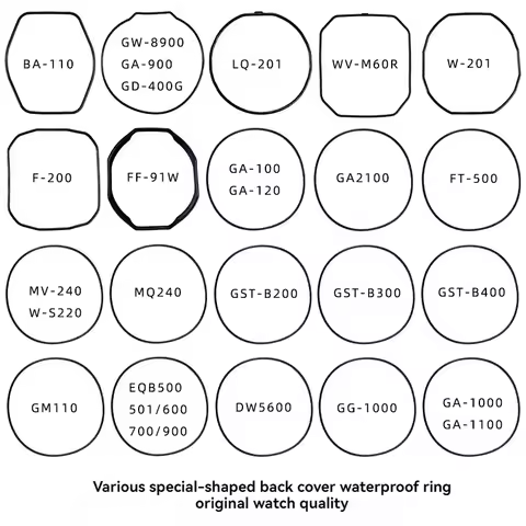 For Casio Watch Back Cover Waterproof Sealing Ring DW-5600 GA-110 GM-110 EQB-900 GG-1000 GA-2100 GST