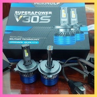 Pha led V30s Siêu sáng với 24 chipled có đầy đủ các chân H4 H7 H11 9005 9006( Giá 1 bóng) Đèn Pha Ph