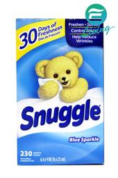 【易油網】SNUGGLE 熊寶貝 柔軟片烘衣柔軟片(清新香) 藍色 230片 #45119