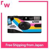 Ilford Ilfocolor กล้องแบบใช้ง่ายครึ่งเฟรม,ใช้ครั้งเดียวฟิล์ม ISO ที่โหลดไว้ล่วงหน้า35มม. 400เลนส์โฟก