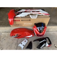 YAMAHA RXZ CATALYZER COVERSET 100% ORIGINAL HLY MERAH PUTIH (SIAP TANK /SIAP STICKER/SIAP BAJAK/SIAP SPOILER)