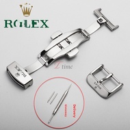 3/31✈10-22mm Stainless Steel Rolex Style Deployment Clasp - Solid 316L Strap Clasp for Rolex Bracele