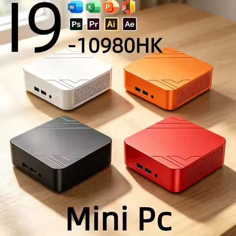 2026 Core I9 10980HK Portable PC Computer Windows Mini PC 16GB RAM 512GB/1TB/2TB SSD WiFi 6 BT 5.2 4