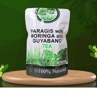 Paragis with Moringa & Guyabano Tea - 100% Natural Rejuvenating Blend for Invigorating Senses and No