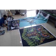 Satin Fabric Print 1x1.5m