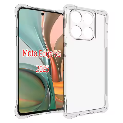 For Moto Edge 5G 2025 Anti-Shock Transparent HD Clear Cover Crystal TPU Back Case For Moto edge 60 S