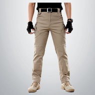 เนื้อยีนส์หนา ผ้ายืด IX9 กางเกงคาร์โก้ กางเกงยุทธวิธี แนว Tactical ไซส์ XS-4XL