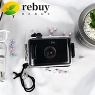 REBUY Waterproof Lomo Camera, 35mm Waterproof Children Retro Camera, Mini Retro Reusable Colorful Cu
