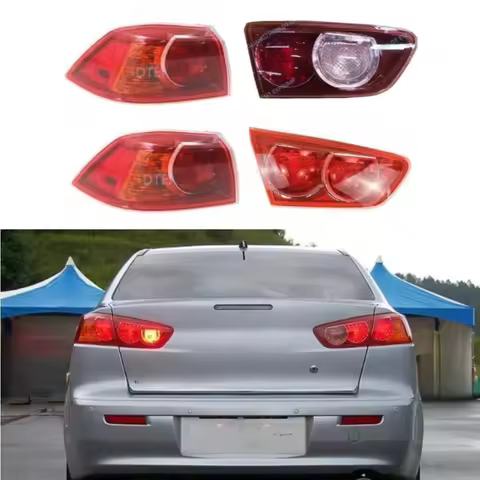 1 Piece Red Lamp for Lancer CX CY CZ 8330A107 2007-2017 Rear Tail Lamps For EVO Halogen No Warning M