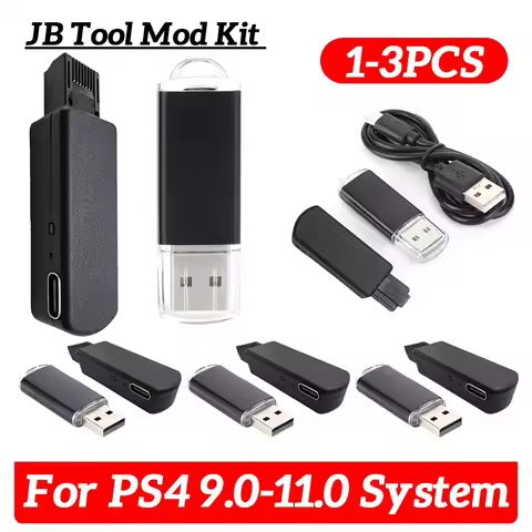 One-Key JB Tool Mod Set JB USB Adapter with Type-C Cable Modification Kit Accessories for PS4/PS4 Pr