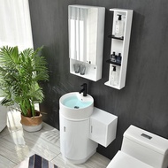 Bathroom Mirror Cabinet Storage Cabinet round Small Apartme Good Sale For SG nt Bathroom Washbasin Sink Washstand Floor Smart Mini Set CombiD Deliver
