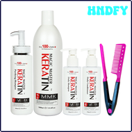 HNDFY Without Formalin Magic Master Keratin Professional Repair Damaged Hair&Straighten Hair Care Se