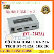 DTECH DT-7142A 1 TO 2 port HDMI splitter - Support. Splitter DT7142A - Full Box