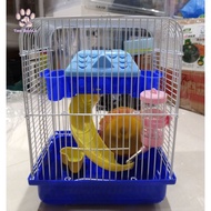 (The Bool's) TH-1B Smart Level 1B Hamster Cage 2 Tier Floor Iron House Animal Bars