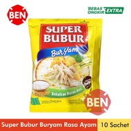 Super Bubur Buryam Rasa AYAM 1 Renceng 10 Sachet Bur Yam Instan Dus