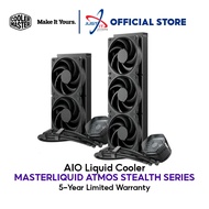 COOLER MASTER MASTERLIQUID ATMOS STEALTH 240mm / 360mm AIO LIQUID COOLER