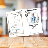 MINIMAL Print Unique and Simple Circumcision Invitations, Fast and Economical Process Circumcision I