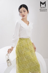 Áo sơ mi dài tay cổ ren - Mmoutfit