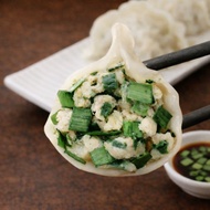 【大妹子手工水餃】韭菜豬肉水餃(35入/包) 冷凍水餃 熟食小吃