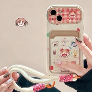 casing realme 12x 5g realme 11x 5g casing casing realme c15 Kowitz Cartoon Cute Girl Suitable for re