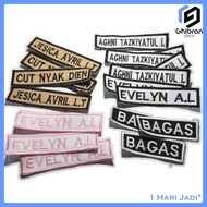 Embroidery Embroidered name [ VIP ] - Bet school name - Student Nametag - SIZE 2X8,5CM - Embroidered