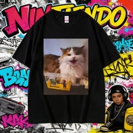 2025 Summer Forsaken Skin 007n7 Love Cat T Shirt Men Women Game Cosplay Tshirt Funny Graphic 100% Pu