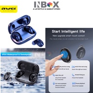 AWEI [SG] T20 True Wireless Sports Earbuds With Charging Case