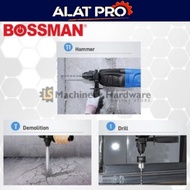 MATA Bossman 900W 3-Function Heavy Duty Rotary Hammer Set BGBH226 with Drill Bits & Tempting Bits-6 