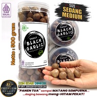 Bawang Hitam Tunggal Lanang 500 Gram Sweet Black Garlic LY Aja Ukuran Sedang Besar Jumbo Super Premi