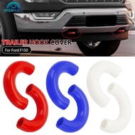 OPENMALL 2Pcs Trailer Tow Hooks Covers Tow Hook Sleeve Professional Silicone Receiver Covers Part fo