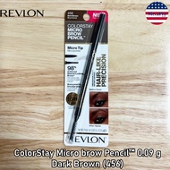 Revlon® ColorStay Micro brow Pencil™ 0.09 g เรฟลอน ดินสอเขียนคิ้วพร้อมแปรง