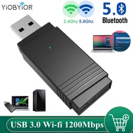 XingGeMeiShuYong USB3.0สายตัวแปลง Mbps 2.4Ghz/5.8Ghz Bluetooth5.0 Wi-Fi 2 1อะแดปเตอร์ MU-MIMO เสาอากาศสำหรับแล็ปท็อป