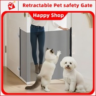 【SG】Retractable Pet Safety Gate,Pet Mesh Gate Easy Install Retractable Dog Gate Durable Cat For Deck