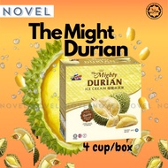 Novel Ice Cream  Mighty Durian D24 Frozen Snack Aiskrim