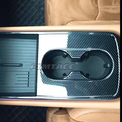 LHD For Mazda 6e EZ-6 EZ6 2024 2025 carbon fiber steering wheel window rise switch cover gear shift 