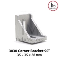 3030 Corner Bracket 90 Degree Angle Gusset Siku Aluminum Profile