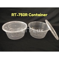 FELTON FC 750ml R750 Round Disposable Plastic Food Container (50pcs±) / Bekas Makanan/ Bekas Bungkus