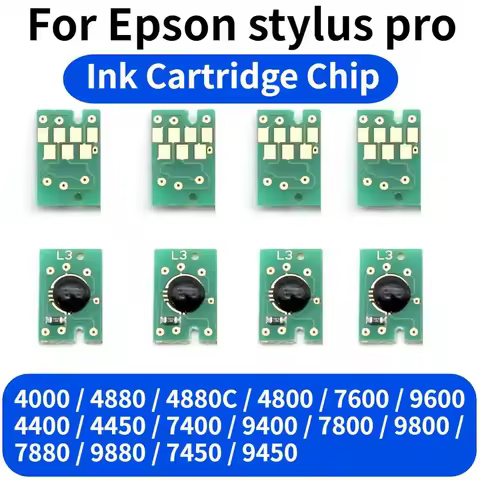 4880 Printer Ink Cartridge Resettable Chip for Epson stylus pro 4000 4880C 4800 7600 9600 4400 4450 