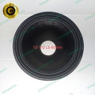Daun speaker 10 inch lubang 2,5 inch coating