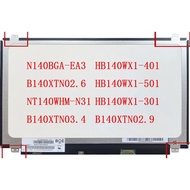 N140BGA-EA3 NT140WHM-N31 hb140s LCD display 1366 Pin1 14 inch 30 pin HB140WX11-501 b140xtn02.6 b140x