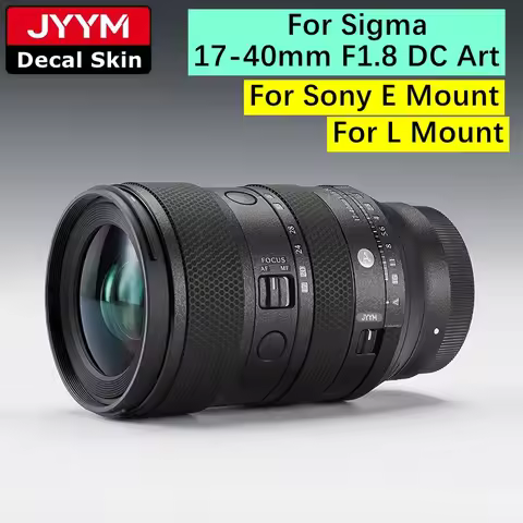 Lens Sticker For Sigma 17-40mm F1.8 DC Art Decal Skin Vinyl Wrap Film Anti-Scratch Protector Coat Fo