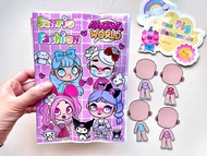 Đồ chơi búp bê Kuromi Melody Cinnamon Kitty