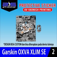 Stiker OXVA Xlim SE Doodle Art UV Varnish Printing Vinil Hologram