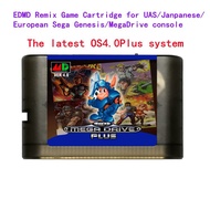 [Op055] MEGA EVERDRIVE OS4.0รีมิกซ์ตลับเกมสำหรับสหรัฐอเมริกา/ญี่ปุ่น/ยุโรป GENESIS MegaDrive คอนโซล