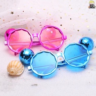 [CLA] Disco Pendant Mirror Ball Glasses for 70s 80s Retro Theme Cowgirl Disco Party Decor Birthday W