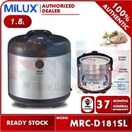 Milux 1.8L Sugar Less SUS 304 Stainless Steel Inner Pot Rice Cooker MRC-D181SL / MRCD181SL