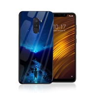 Xiaomi Pocophone F1 Softcase Glossy Lake Casing Wallpaper Scenerybiru