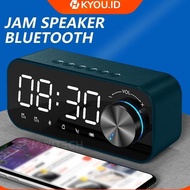 【COD】S16Pro Bluetooth 5.3 Speaker Multifungsi Hitam Tampilan LED Digital Jam Alarm Meja Subwoofer Ni